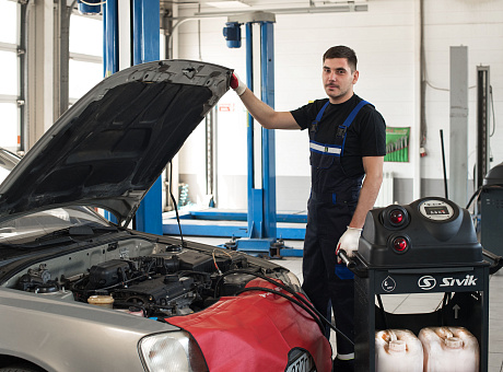 Замена масла в АКПП